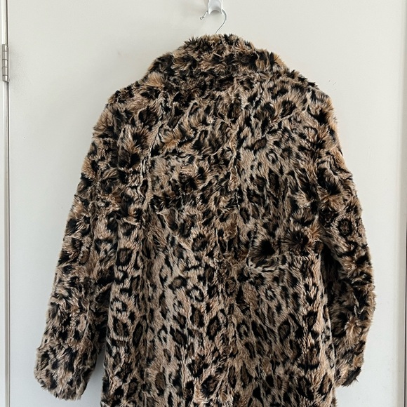 Zara Leopard Faux Fur Jacket - Picture 7 of 16